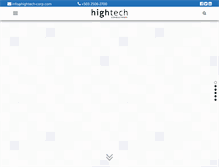 Tablet Screenshot of hightech-corp.com